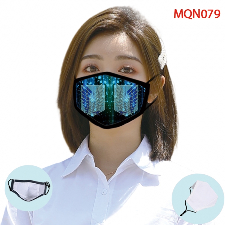 Superhero Color printing Space cotton Masks price for 5 pcs (Can be placed PM2.5 filter,but not provided) MQN079
