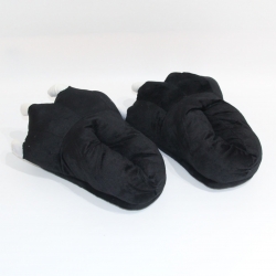 Black claws Plush slippers 28C...