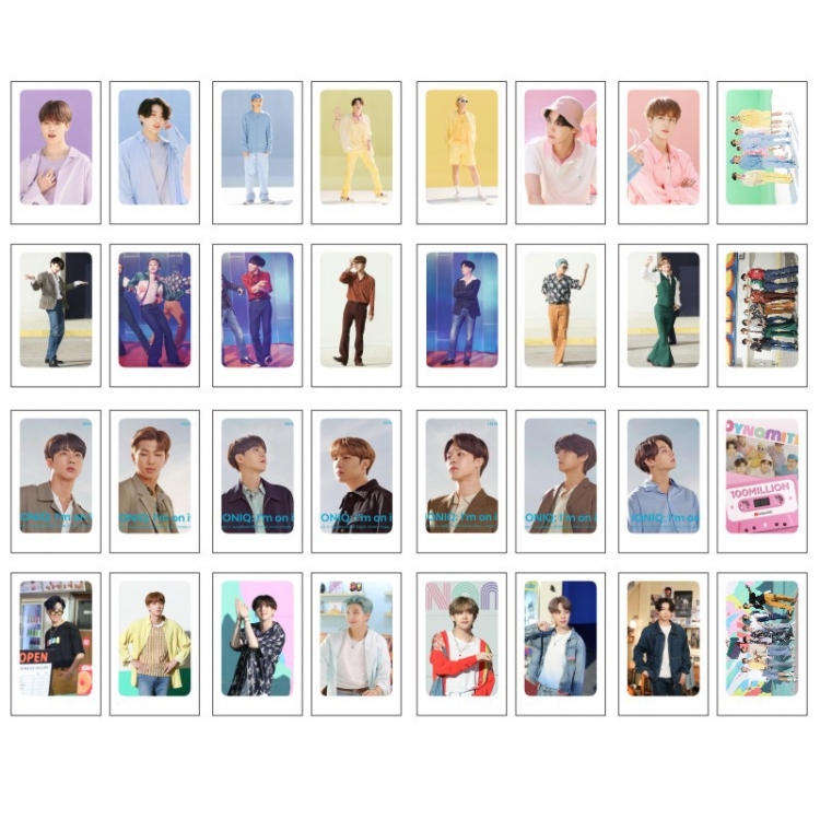 BTS   LOMO Celebrity photo card A set of 32  style B price for 5 set