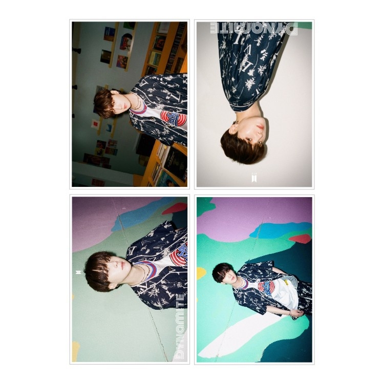 BTS SUGA  Star photo poster can be pasted a set of 4 price for 5 sets