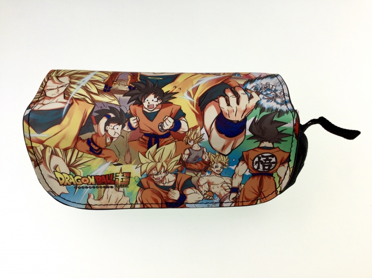 DRAGON BALL  Double zipper PU pencil Bag 20X10X7.5M 140G