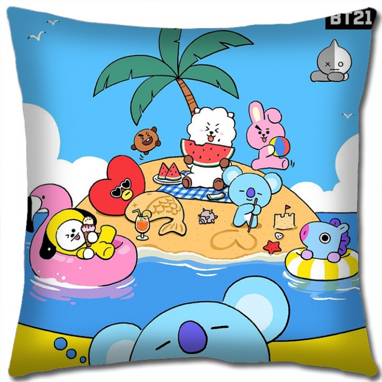 BTS Anime Double-sided full color pillow cushion 45X45C BS-1095 NO FILLING