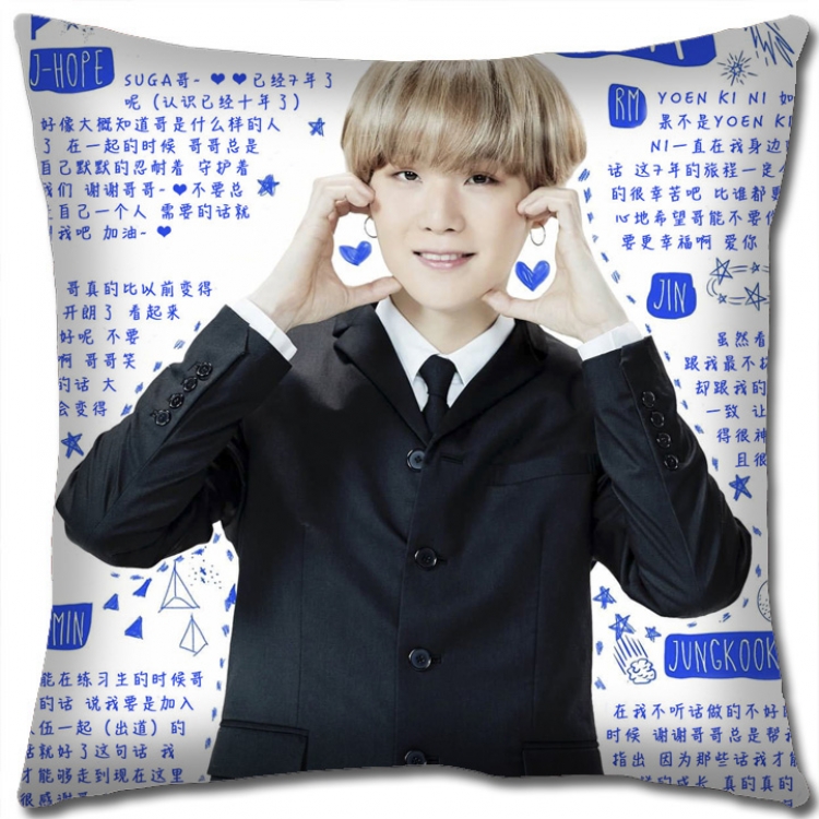 BTS Anime Double-sided full color pillow cushion 45X45C BS-937 NO FILLING