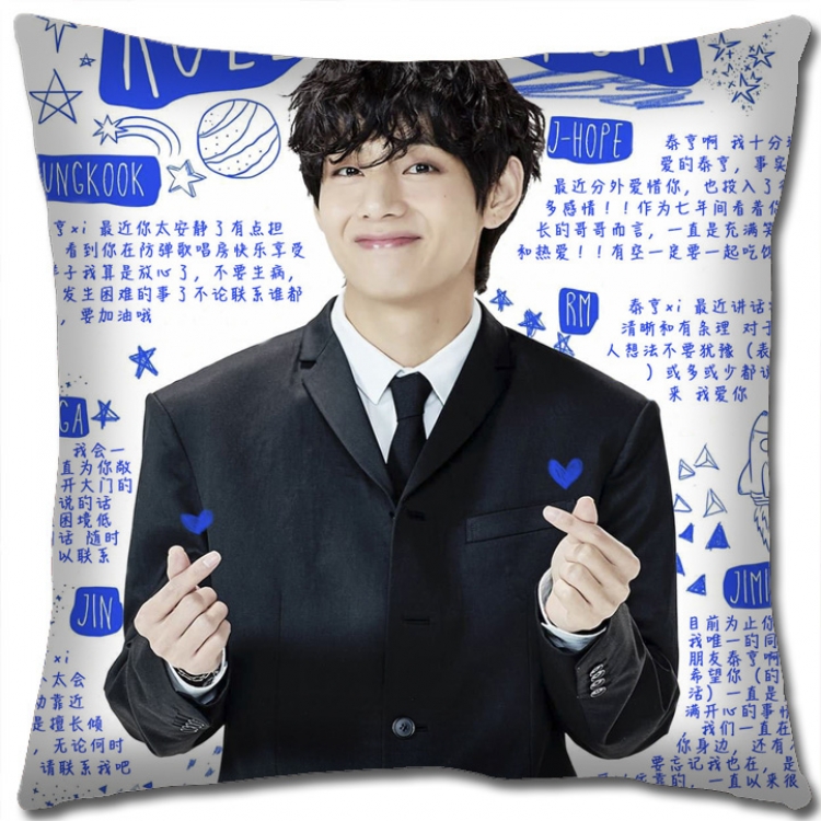 BTS Anime Double-sided full color pillow cushion 45X45C BS-940 NO FILLING