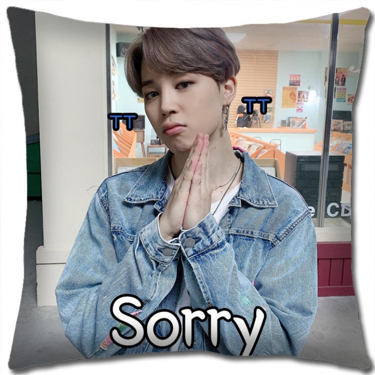 BTS Anime Double-sided full color pillow cushion 45X45C BS-1049 NO FILLING