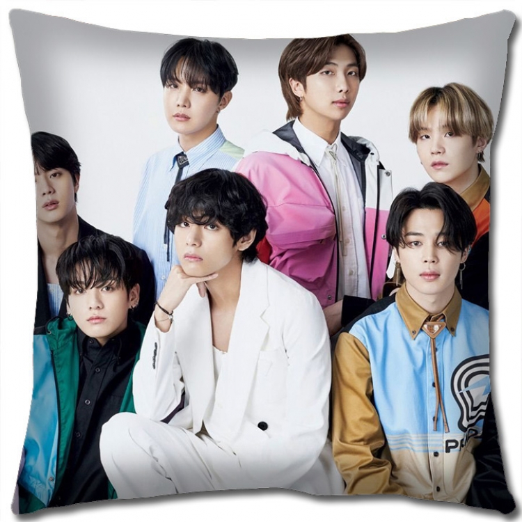 BTS Anime Double-sided full color pillow cushion 45X45C NO FILLING