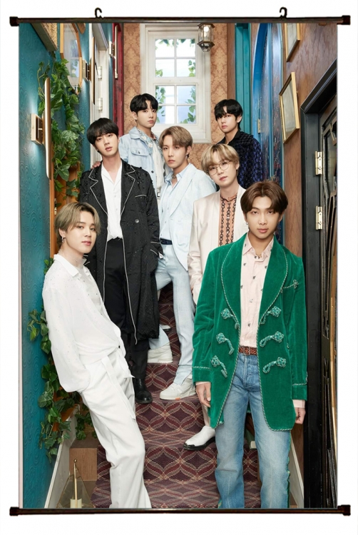 BTS Plastic pole cloth painting Wall Scroll 60X90CM BS-883 NO FILLING