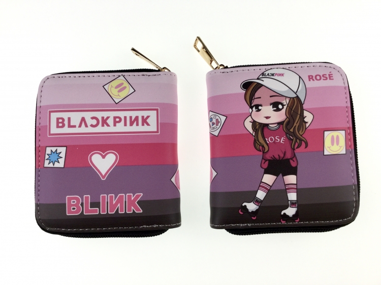 BLACKPINK ROSE Women short wallet purse 12X10CM 2298