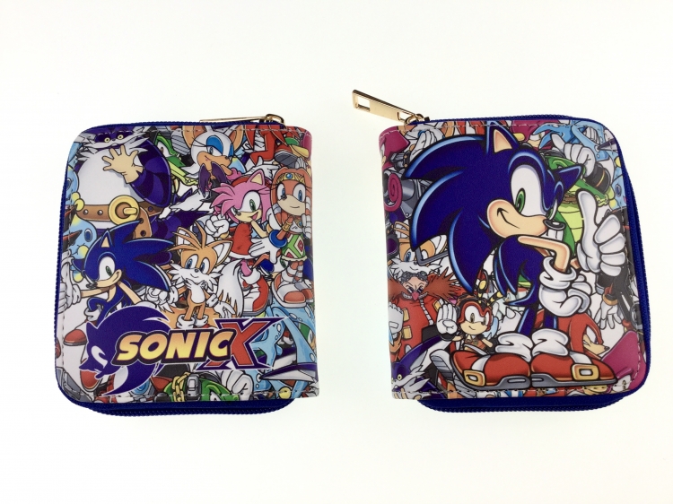Sonic The Hedgehog Women short wallet purse 12X10CM