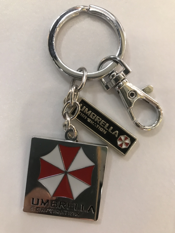 Resident Evil Anime metal pendant key chain