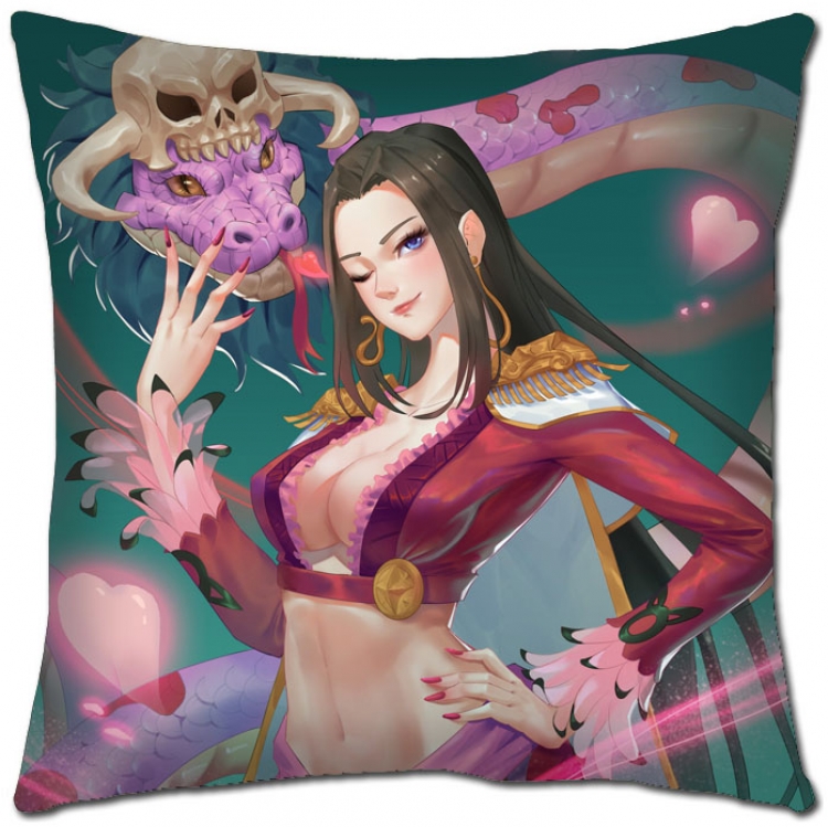 One Piece Anime square full-color pillow cushion 45X45CM  H1-337 NO FILLING