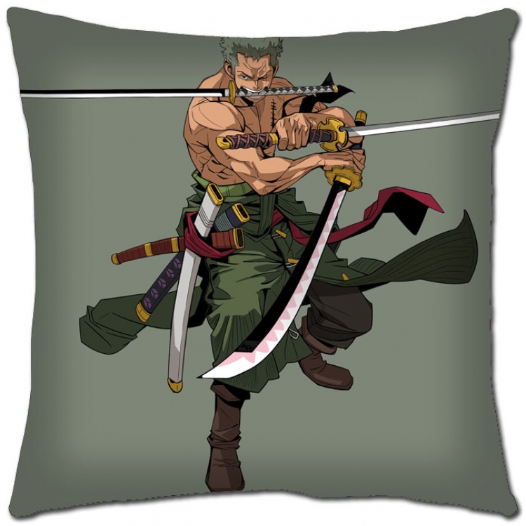 One Piece Anime square full-color pillow cushion 45X45CM  H1-343 NO FILLING