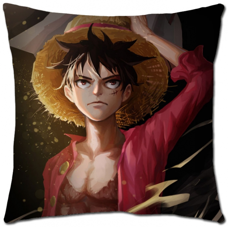 One Piece Anime square full-color pillow cushion 45X45CM  H1-284 NO FILLING