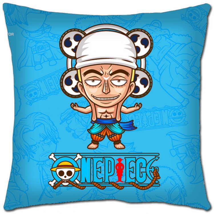 One Piece  Anime square full-color pillow cushion 45X45CM H1-254 NO FILLING