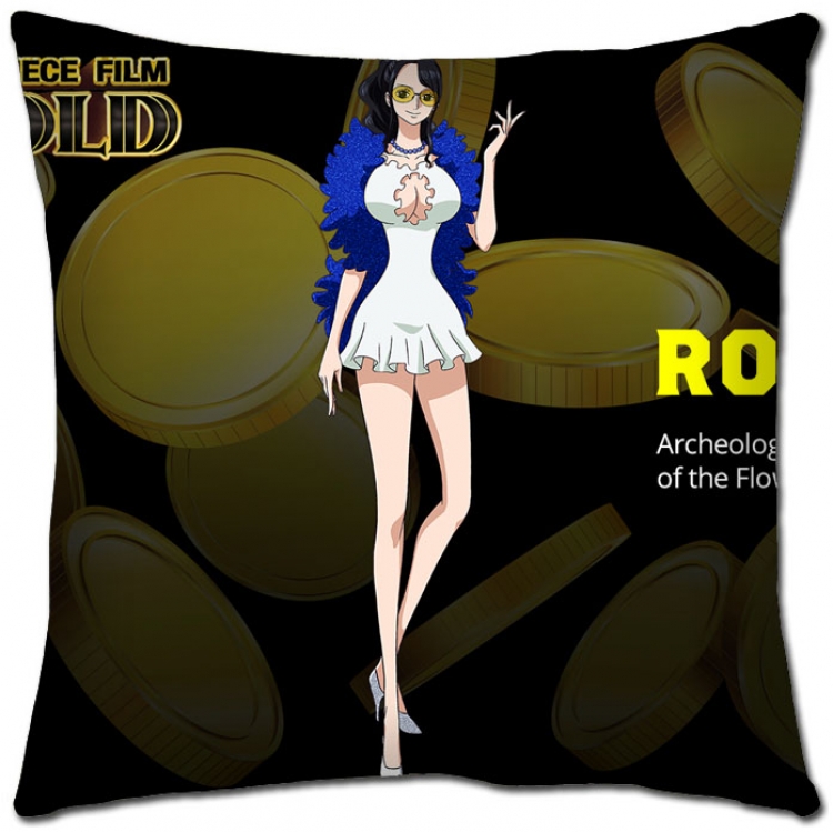 One Piece  Anime square full-color pillow cushion 45X45CM H1-232 NO FILLING
