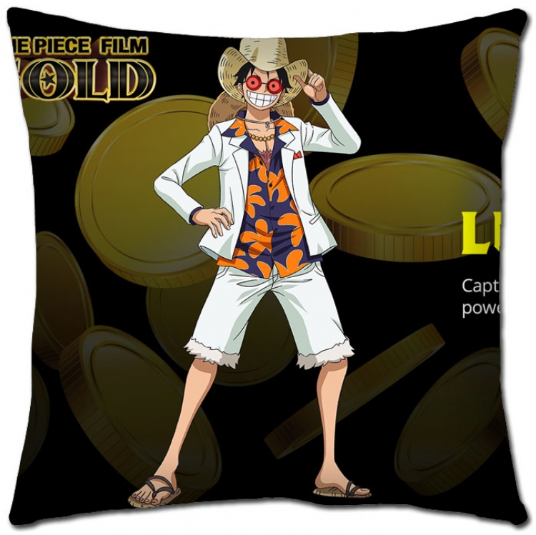 One Piece  Anime square full-color pillow cushion 45X45CM H1-231 NO FILLING