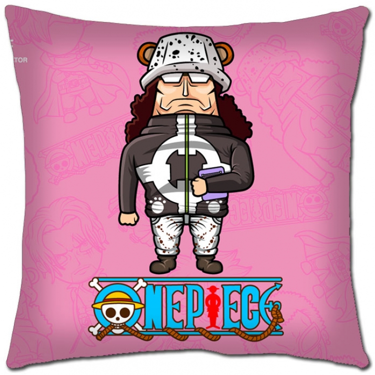 One Piece  Anime square full-color pillow cushion 45X45CM  H1-253 NO FILLING