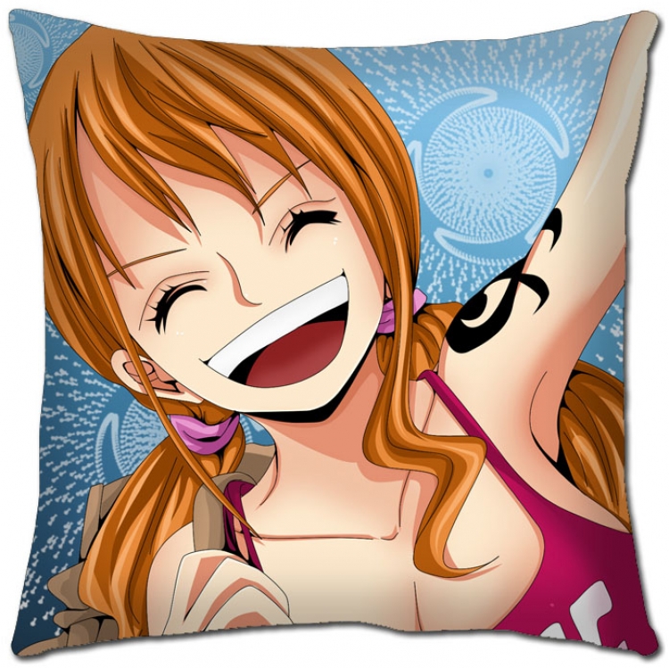 One Piece  Anime square full-color pillow cushion 45X45CM H1-294 NO FILLING