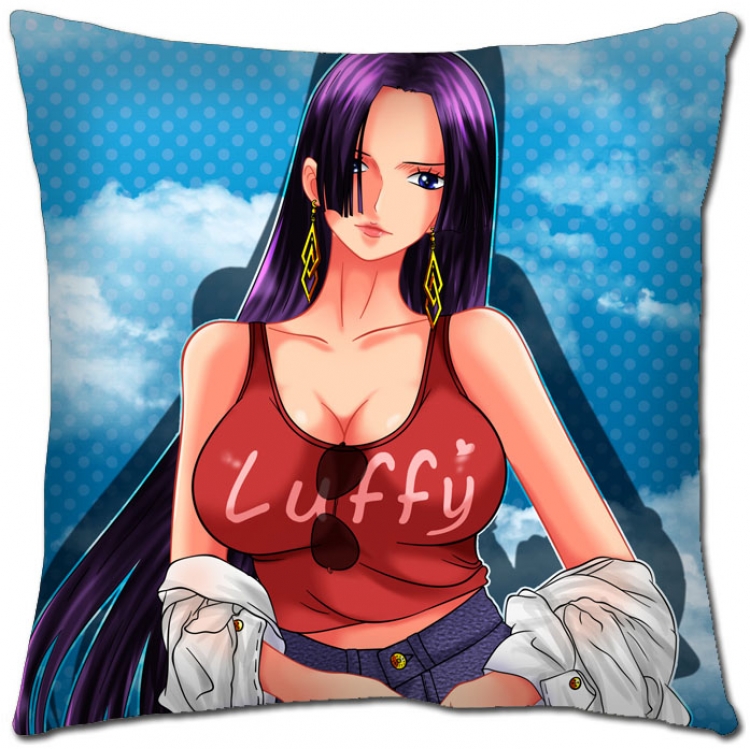 One Piece  Anime square full-color pillow cushion 45X45CM H1-351 NO FILLING