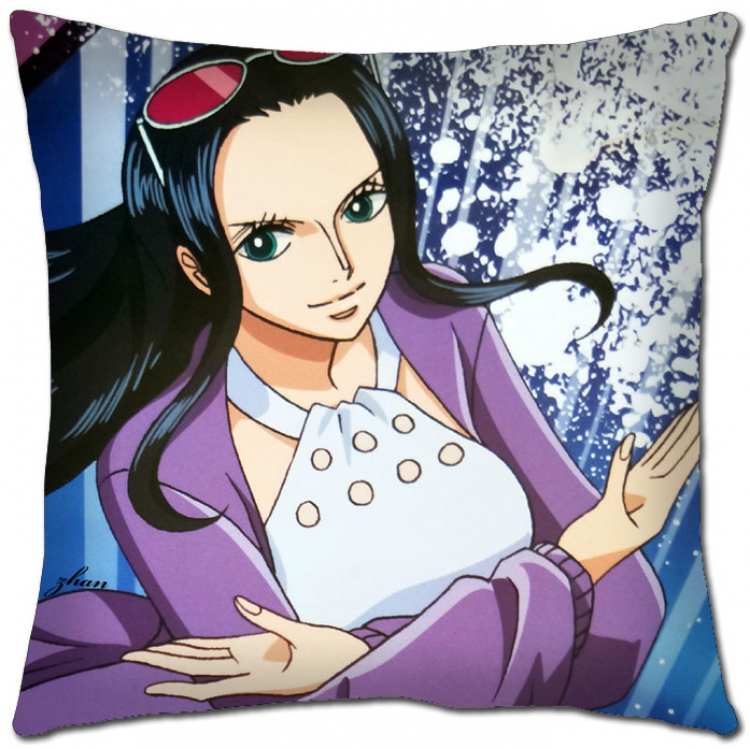 One Piece  Anime square full-color pillow cushion 45X45CM  H1-308 NO FILLING