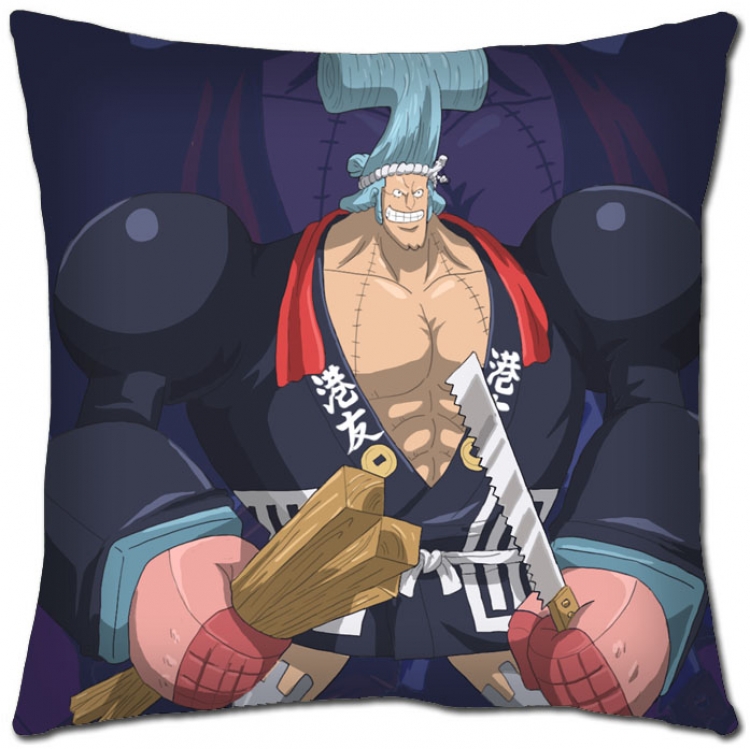One Piece  Anime square full-color pillow cushion 45X45CM H1-261 NO FILLING