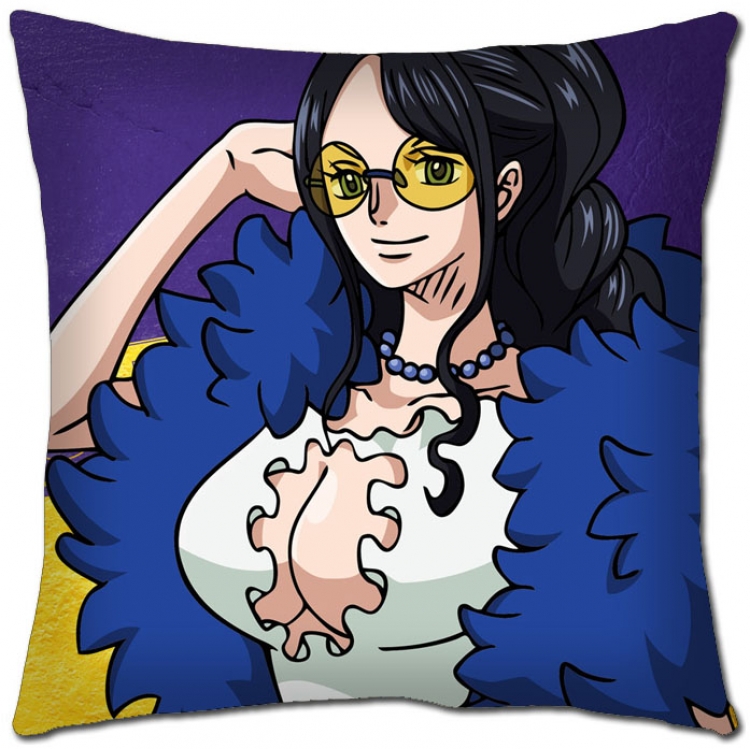 One Piece Anime square full-color pillow cushion H1-309 NO FILLING
