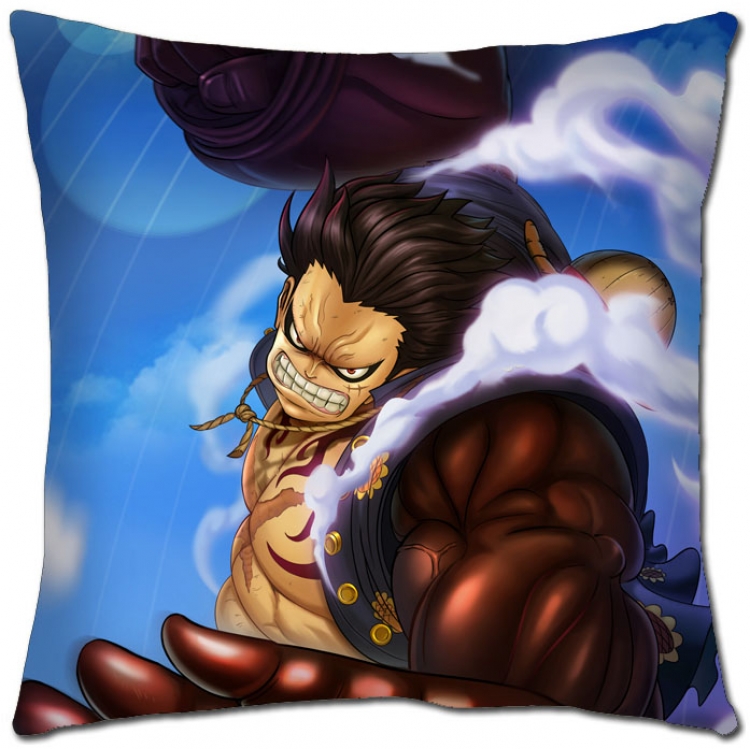 One Piece Anime square full-color pillow cushion H1-346 NO FILLING