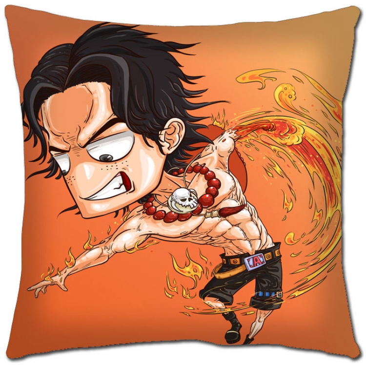 One Piece  Anime square full-color pillow cushion 45X45CM  H1-347 NO FILLING