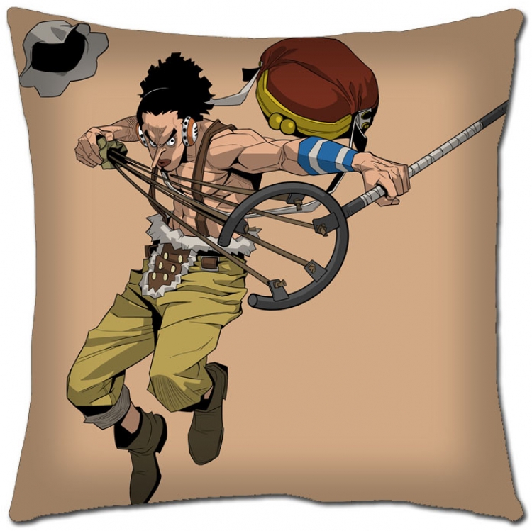 One Piece Anime square full-color pillow cushion H1-342 NO FILLING