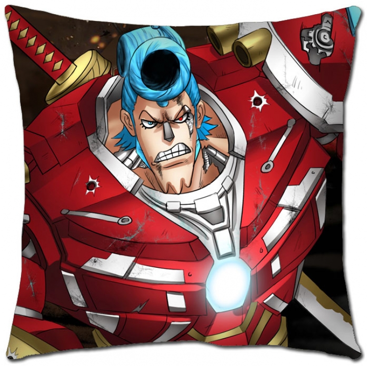 One Piece Anime square full-color pillow cushion H1-278B NO FILLING