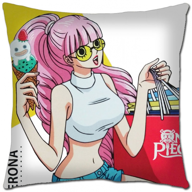 One Piece Anime square full-color pillow cushion  H1-319 NO FILLING