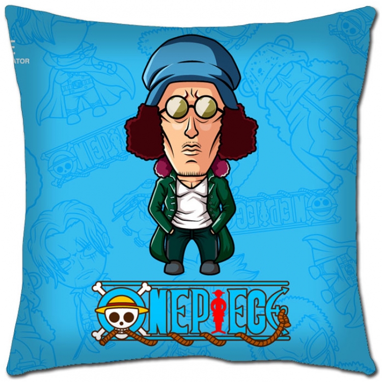 One Piece Anime square full-color pillow cushion H1-257 NO FILLING