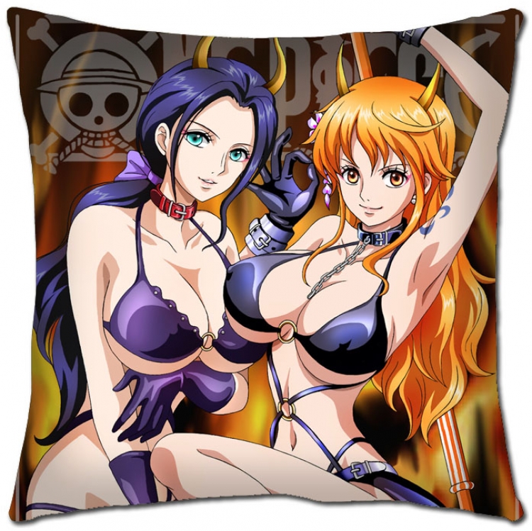 One Piece Anime square full-color pillow cushion H1-316 NO FILLING