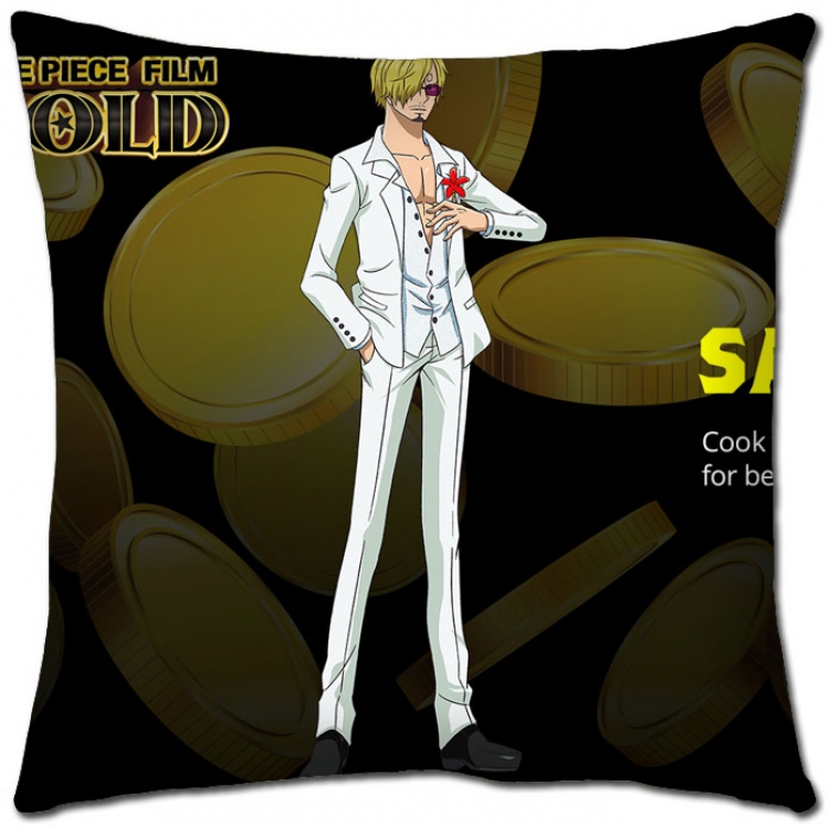 One Piece Anime s quare full-color pillow cushion H1-234 NO FILLING