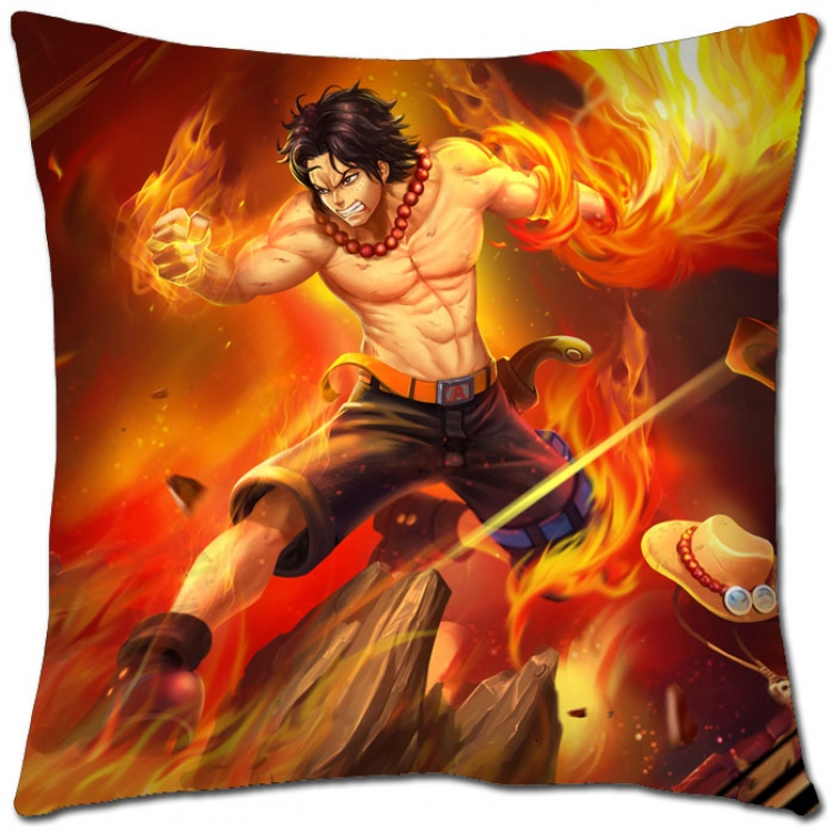 One Piece Anime square full-color pillow cushion H1-341 NO FILLING