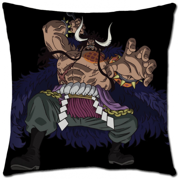 One Piece Anime square full-color pillow cushion H1-291 NO FILLING
