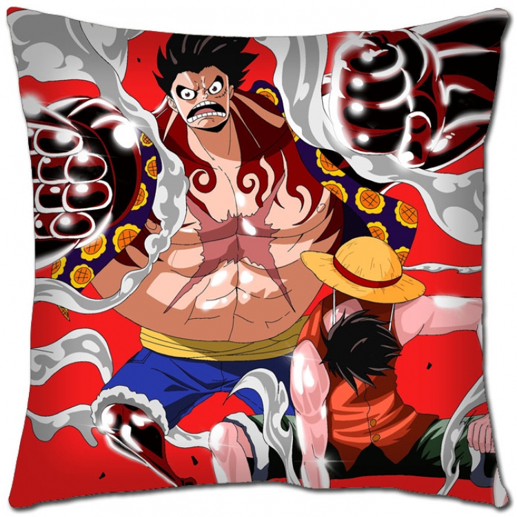 One Piece Anime square full-color pillow cushion  H1-289 NO FILLING