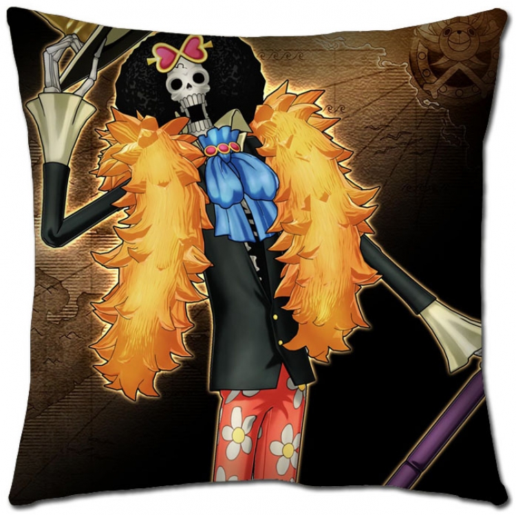 One Piece Anime square full-color pillow cushion H1-243 NO FILLING