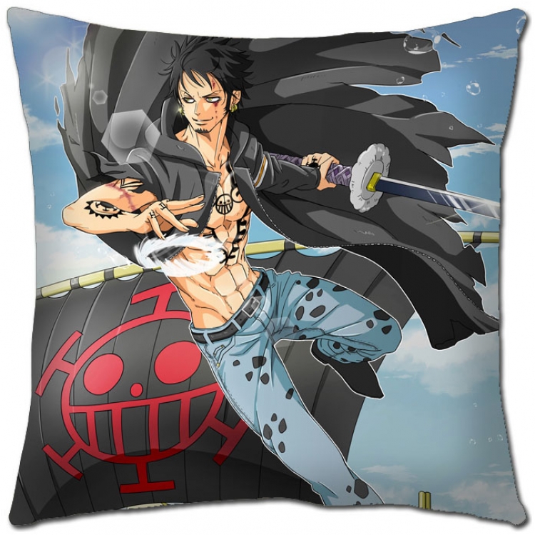 One Piece Anime square full-color pillow cushion  H1-329 NO FILLING