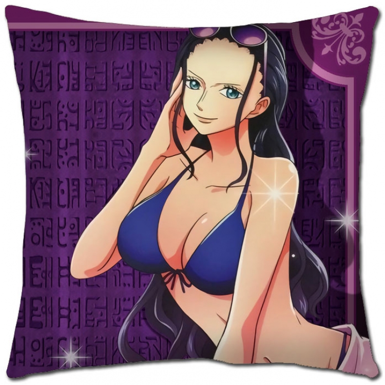One Piece Anime square full-color pillow cushion H1-307 NO FILLING