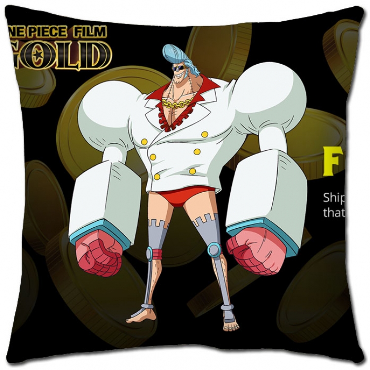 One Piece Anime square full-color pillow cushion 45X45CM H1-230 NO FILLING
