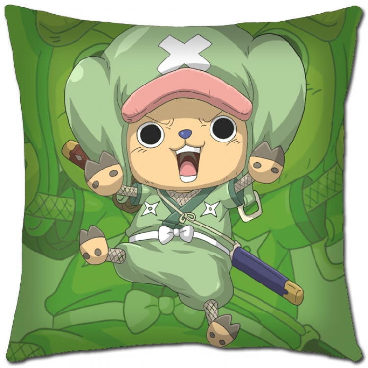 One Piece Anime square full-color pillow cushion H1-259 NO FILLING