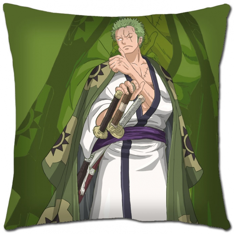 One Piece Anime square full-color pillow cushion H1-264 NO FILLING