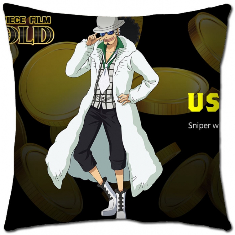 One Piece Anime square full-color pillow cushion 45X45CM H1-236 NO FILLING