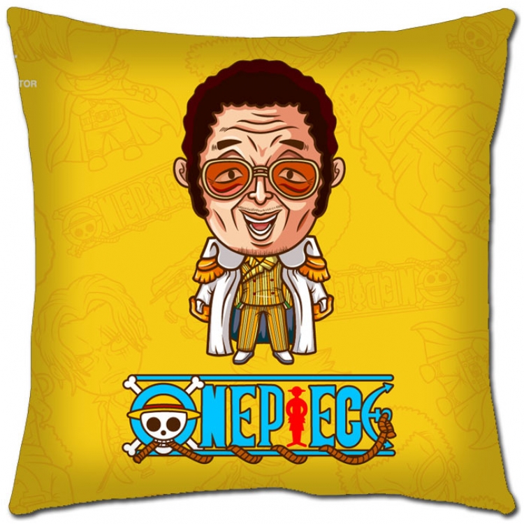 One Piece Anime square full-color pillow cushion 45X45CM H1-252 NO FILLING