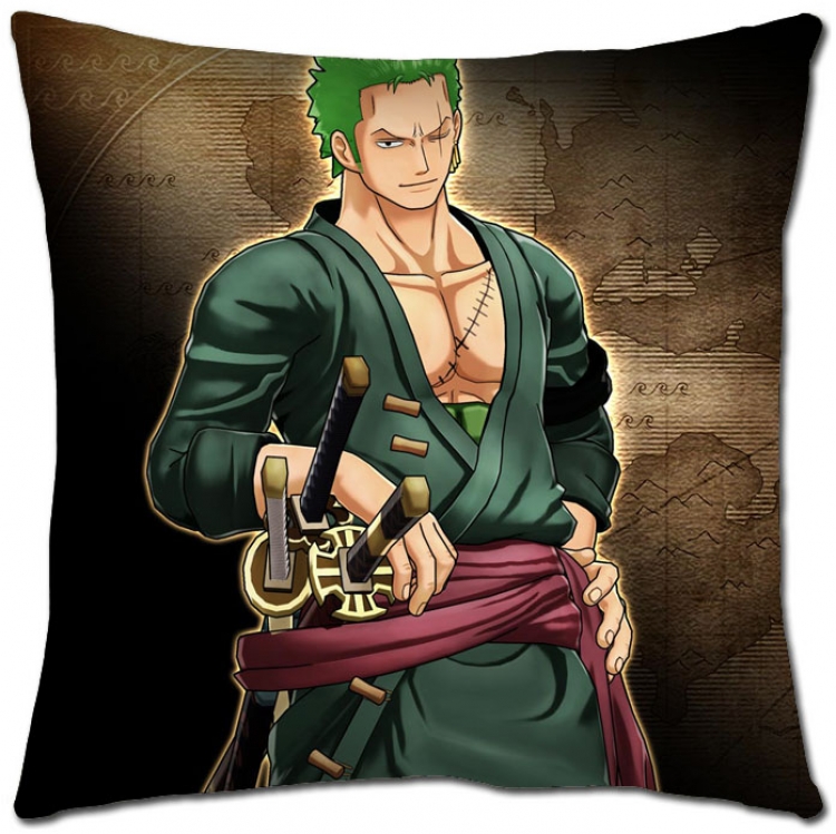 One Piece Anime square full-color pillow cushion 45X45CM H1-238 NO FILLING