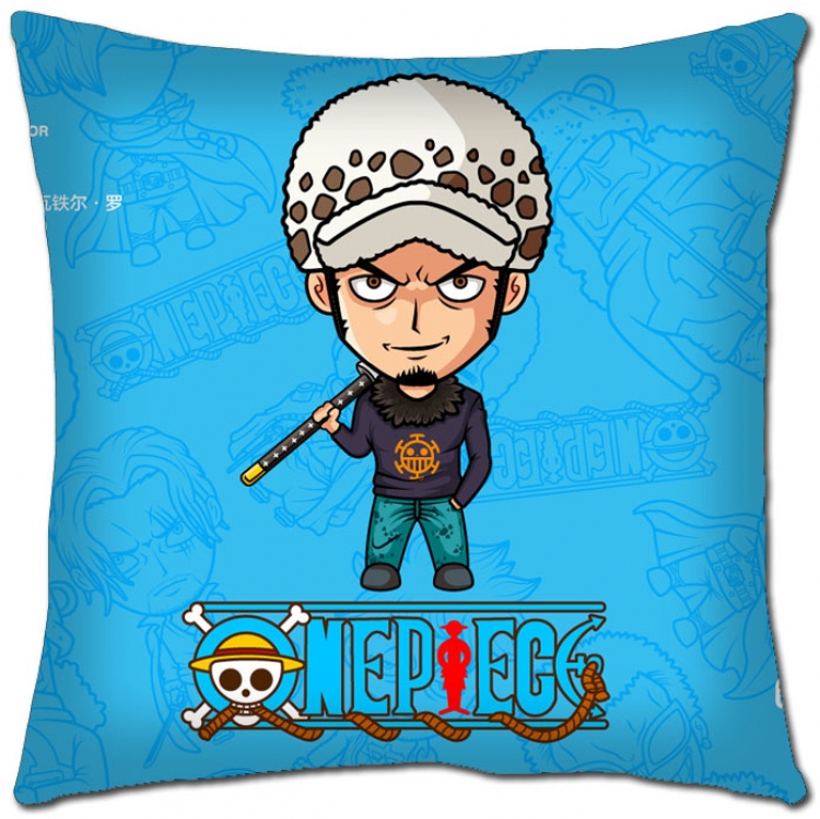 One Piece  Anime square full-color pillow cushion 45X45CM H1-247 NO FILLING