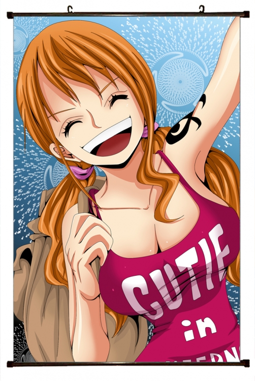 One Piece Anime Plastic pole cloth painting Wall Scroll 60X90CM H1-294 NO FILLING