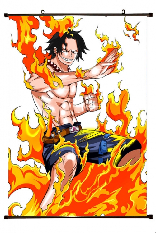 One Piece Anime Plastic pole cloth painting Wall Scroll 60X90CM H1-286 NO FILLING