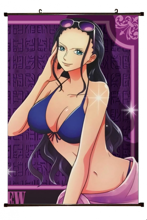 One Piece Anime Plastic pole cloth painting Wall Scroll 60X90CM H1-307 NO FILLING